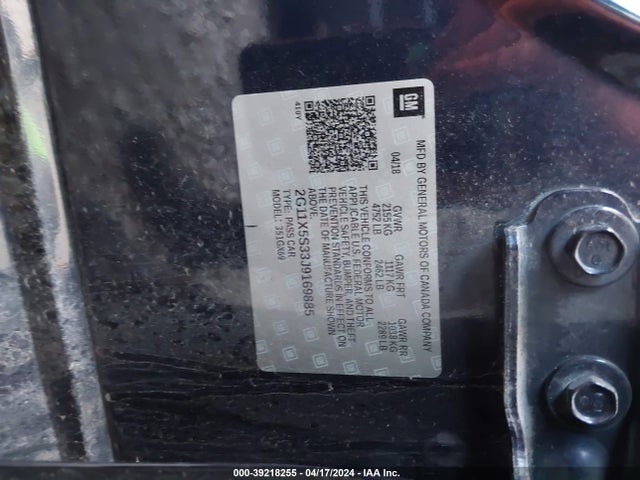 Chevrolet Impala 1fl 2018 2G11X5S33J9169885 Image 9