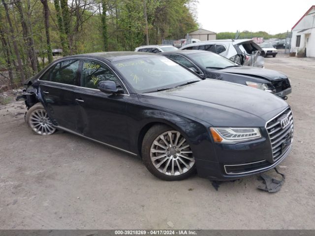 2015 Audi A8 L 3.0t მანქანა იყიდება აუქციონზე, vin: WAU3GAFD4FN035738, აუქციონის ნომერი: 39218269