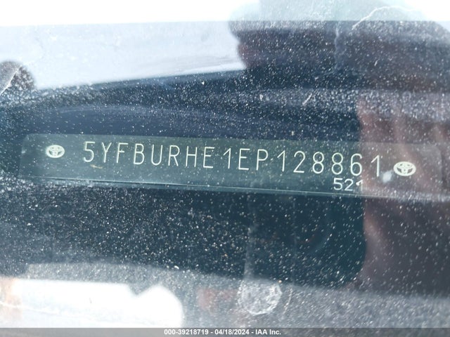 Toyota Corolla S Plus 2014 5YFBURHE1EP128861 Image 9