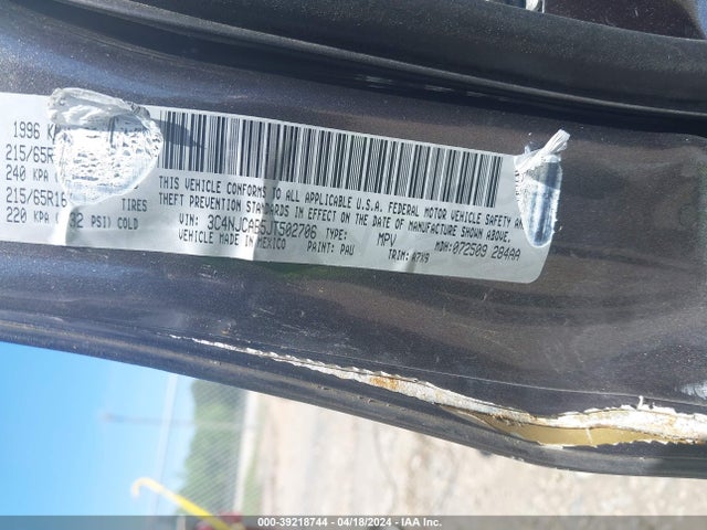 3C4NJCAB5JT502706 Jeep Compass Sport Fwd