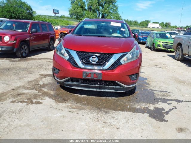 5N1AZ2MG8JN192135 Nissan MURANO SL