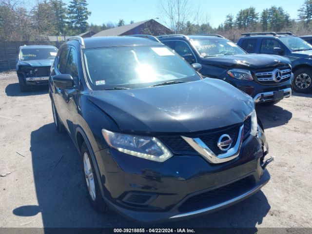 Aukcja sprzedaży 2016 Nissan Rogue Sv, vin: KNMAT2MV1GP621553, numer aukcji: 39218855