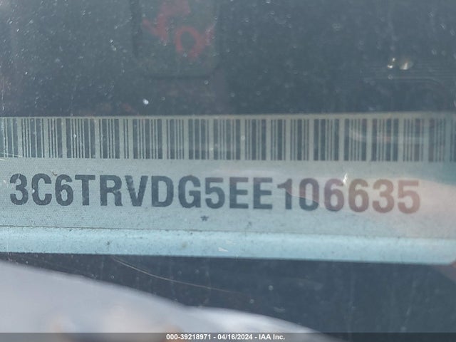 3C6TRVDG5EE106635 RAM Promaster 2500 High Roof