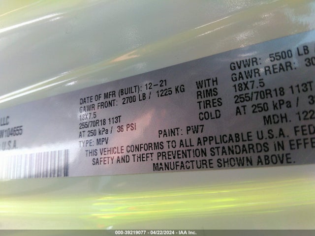 1C4HJXEG4NW104655 Jeep Wrangler Unlimited Sahara 4x4