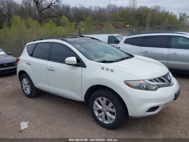 Auction sale of the 2011 Nissan Murano Sl, vin: JN8AZ1MW2BW179208, lot number: 39219100