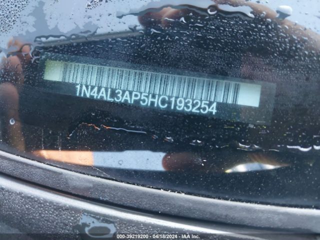 1N4AL3AP5HC193254 Nissan Altima 2.5 Sr