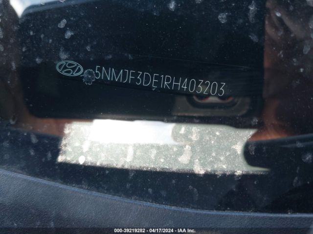 5NMJF3DE1RH403203 Hyundai TUCSON SEL