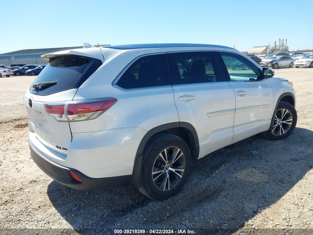 Toyota Highlander Xle V6 2016 5TDJKRFH7GS271757 Image 4