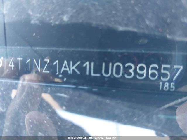 4T1NZ1AK1LU039657 Toyota CAMRY TRD