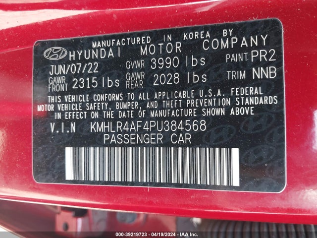 Hyundai Elantra N Line 2023 KMHLR4AF4PU384568 Image 9