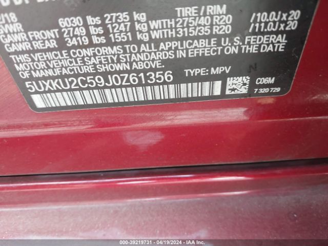 5UXKU2C59J0Z61356 BMW X6 Xdrive35i