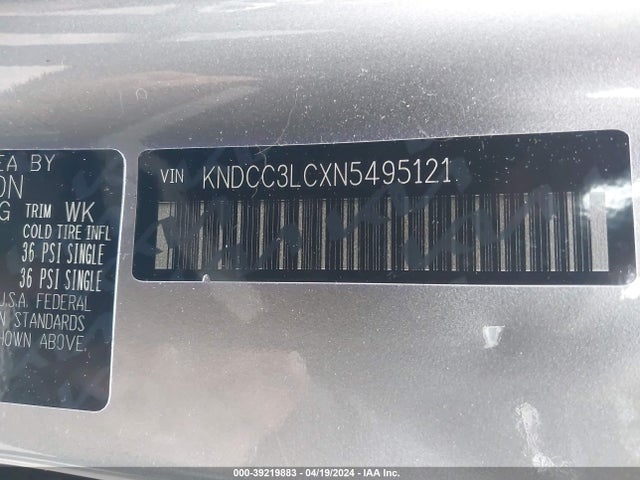 KIA Niro Touring Se 2022 KNDCC3LCXN5495121 Image 9