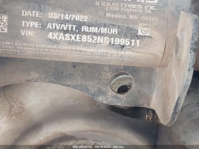2022 POLARIS SPORTSMAN 4XASXE852NB199511 Photo 9