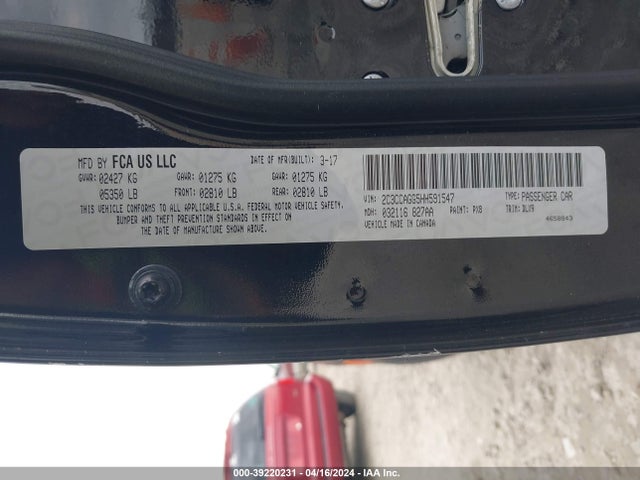 Chrysler 300 300s Awd 2017 2C3CCAGG5HH591547 Image 9