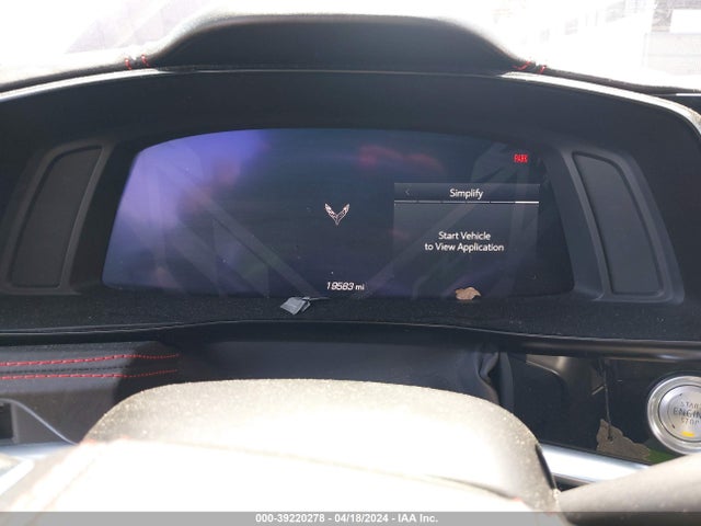 2022 Chevrolet Corvette Stingray Rwd  3lt მანქანა იყიდება აუქციონზე, vin: 1G1YC2D47N5106581, აუქციონის ნომერი: 39220278
