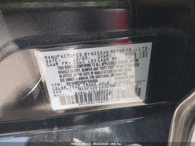 3N1AB8CV6NY304664 Nissan Sentra Sv Xtronic Cvt