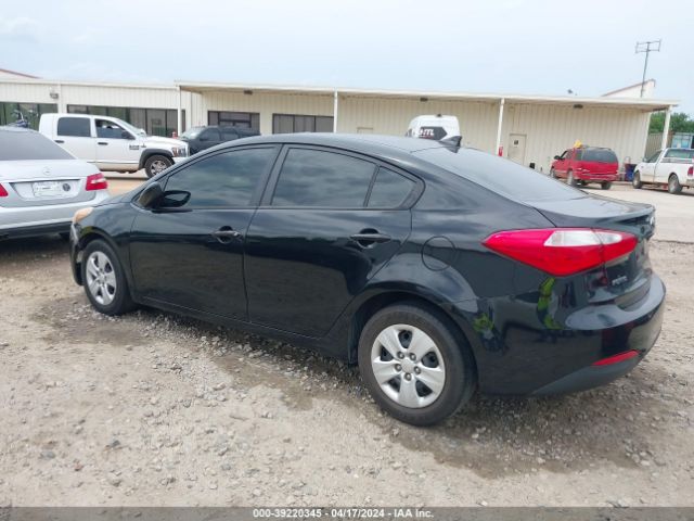 KNAFK4A62F5264053 KIA FORTE LX