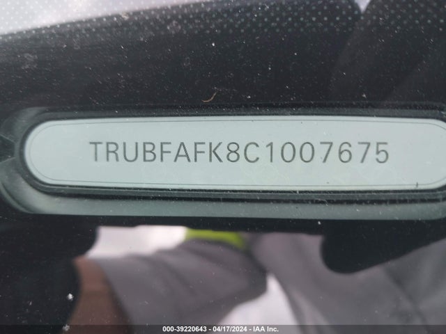 Aukcja sprzedaży 2012 Audi Tt 2.0t Premium Plus, vin: TRUBFAFK8C1007675, numer aukcji: 39220643