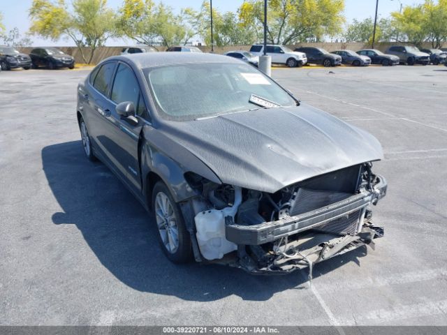 Aukcja sprzedaży 2017 Ford Fusion Hybrid Se, vin: 3FA6P0LU7HR301483, numer aukcji: 39220721