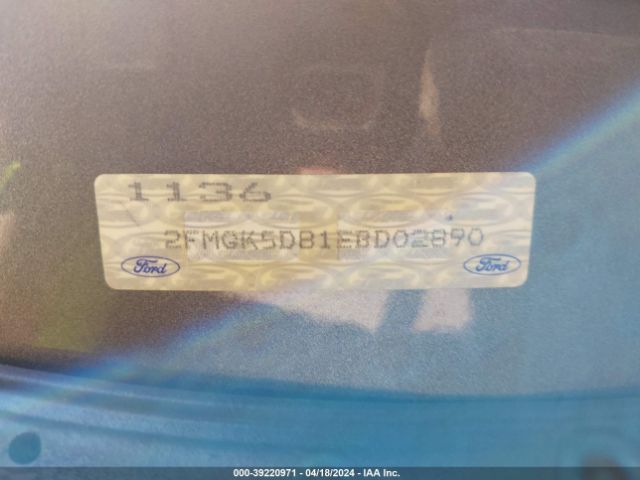 2FMGK5D81EBD02890 Ford Flex Limited