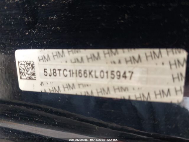 5J8TC1H66KL015947 Acura Rdx A-spec Package