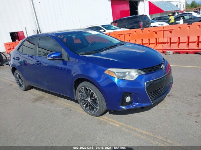 Auction sale of the 2016 Toyota Corolla S Plus, vin: 2T1BURHE5GC681208, lot number: 39221315