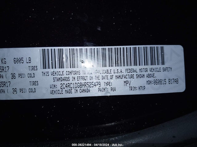 Chrysler Pacifica Touring 2017 2C4RC1DG8HR525479 Image 18
