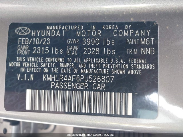 Hyundai Elantra N Line 2023 KMHLR4AF6PU526807 Image 9