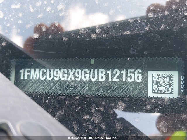 Ford ESCAPE SE 2016 1FMCU9GX9GUB12156 Image 9