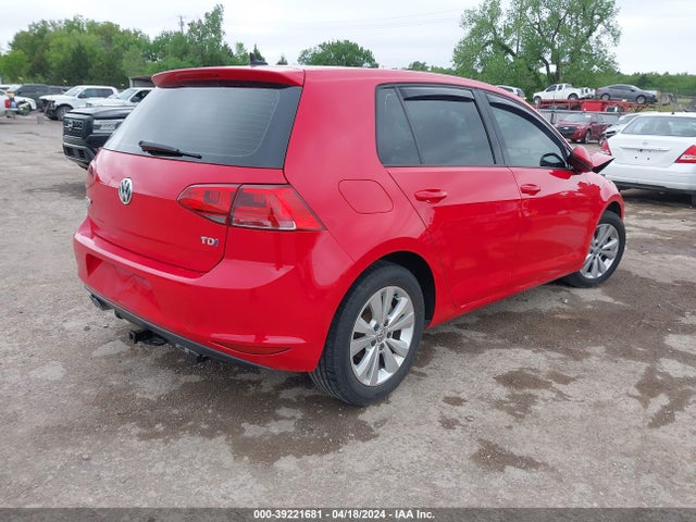 3VW2A7AU9FM095208 Volkswagen Golf Tdi S 4-door