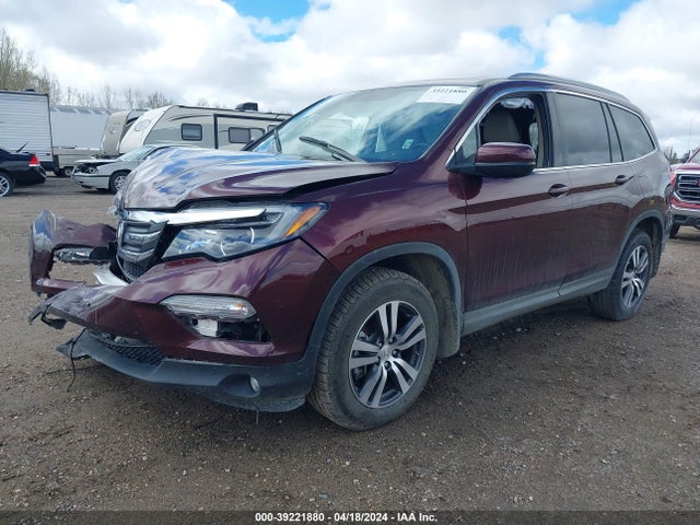 Honda Pilot Ex-l 2016 5FNYF6H57GB018205 Image 2