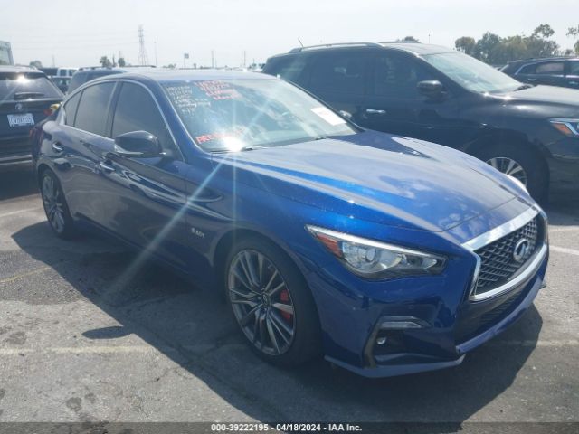 Auction sale of the 2019 Infiniti Q50 3.0t Red Sport 400, vin: JN1FV7APXKM780197, lot number: 39222195