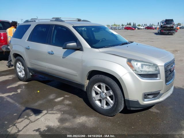 Auction sale of the 2015 Gmc Acadia Sle-2, vin: 1GKKRPKDXFJ355627, lot number: 39222260