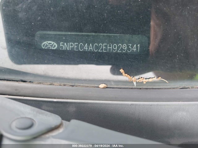 Hyundai SONATA SE 2014 5NPEC4AC2EH929341 Image 9