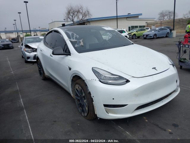 39222524 :رقم المزاد ، 7SAYGAEE1NF407135 vin ، 2022 Tesla Model Y Long Range Dual Motor All-wheel Drive مزاد بيع