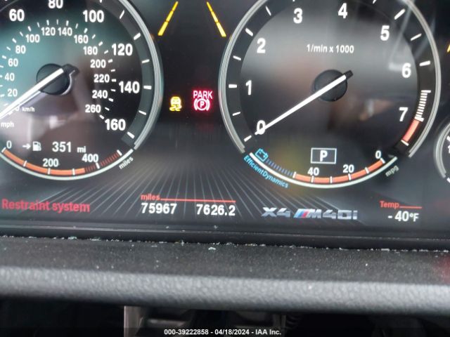 5UXXW7C50H0U25838 BMW X4 M40i
