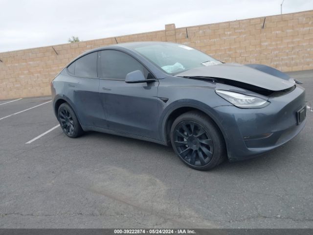 Auction sale of the 2020 Tesla Model Y Long Range Dual Motor All-wheel Drive/performance Dual Motor All-wheel Drive, vin: 5YJYGDEF7LF004796, lot number: 39222874