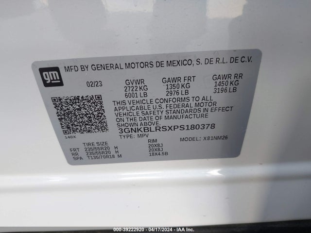 Chevrolet Blazer Awd Premier 2023 3GNKBLRSXPS180378 Image 9