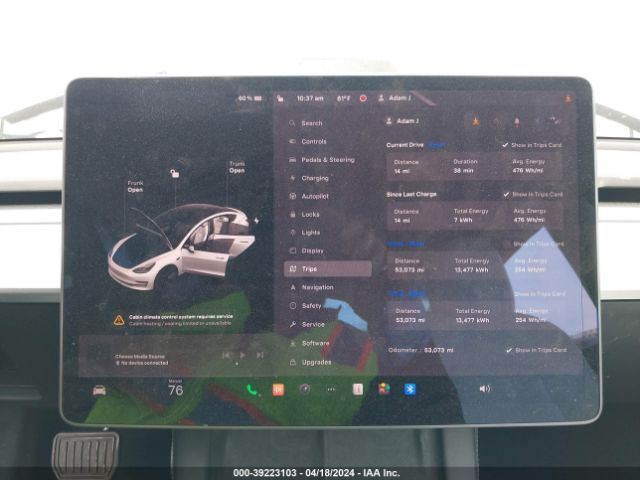 5YJ3E1EA8MF987542 Tesla Model 3 Standard Range Plus Rear-wheel Drive