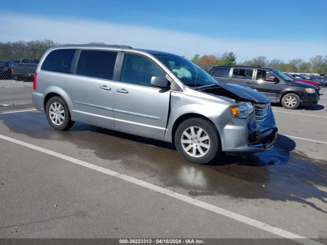 Продаж на аукціоні авто 2016 Chrysler Town & Country Touring, vin: 2C4RC1BG6GR293322, номер лоту: 39223313