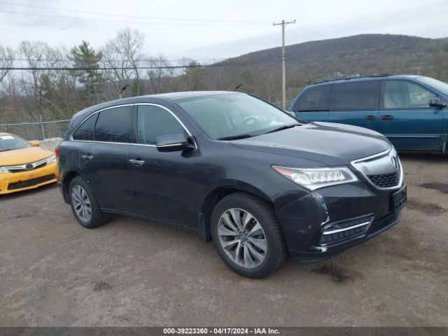 Auction sale of the 2015 Acura Mdx Technology Package, vin: 5FRYD4H40FB018934, lot number: 39223360