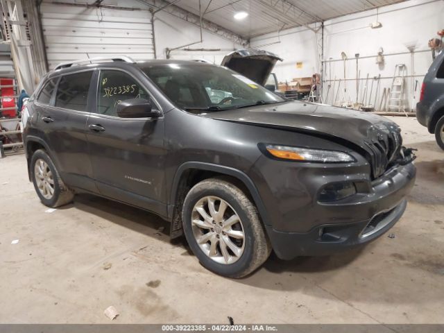 Auction sale of the 2015 Jeep Cherokee Limited, vin: 1C4PJMDB1FW593002, lot number: 39223385