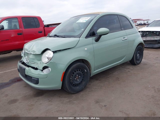 2013 FIAT 500C 3C3CFFDRXDT738537 Photo 1