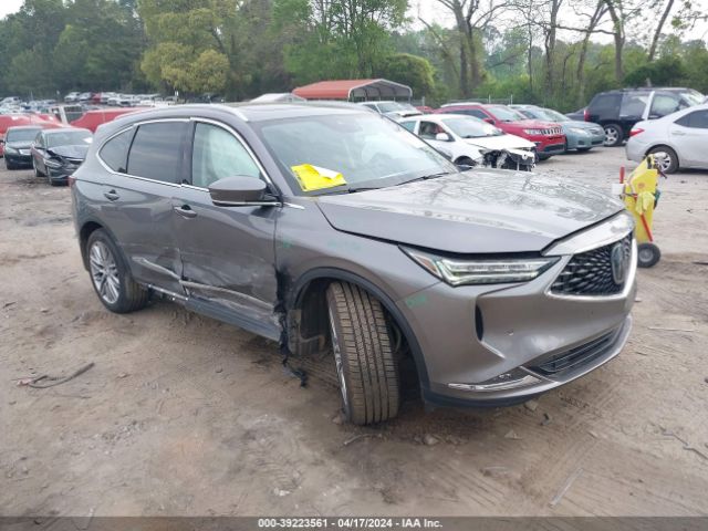 Aukcja sprzedaży 2022 Acura Mdx Advance Package, vin: 5J8YE1H81NL044097, numer aukcji: 39223561