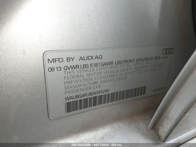 WAUBGAFL8EA049280 Audi S4 3.0t Premium Plus