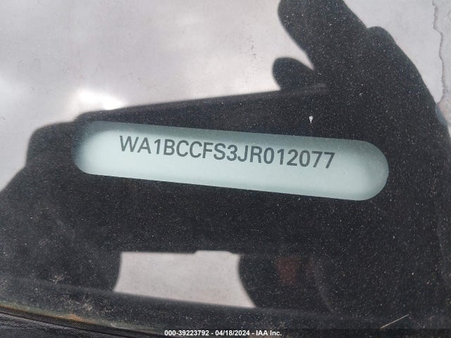 WA1BCCFS3JR012077 Audi Q3 2.0t Premium/2.0t Sport Premium