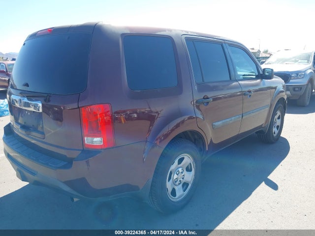 Honda PILOT LX 2014 5FNYF3H29EB022872 Image 4