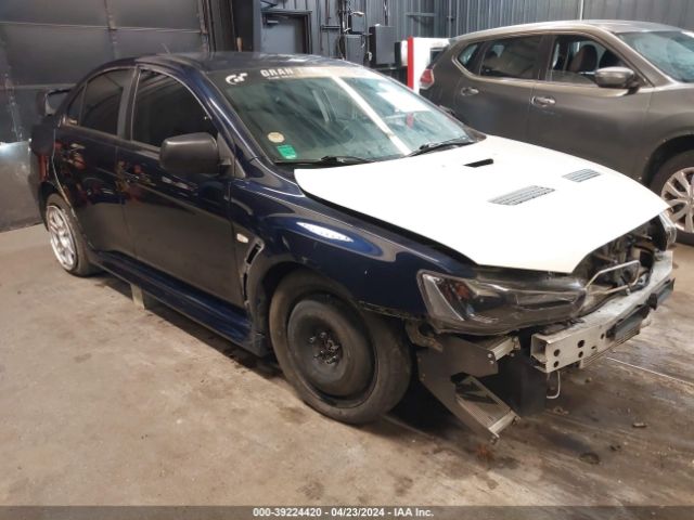 2013 MITSUBISHI LANCER EVOLUTION JA32W8FVXDU011075