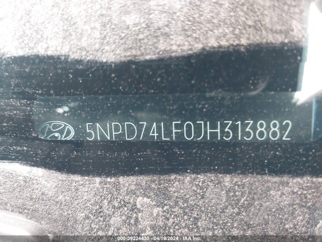 Hyundai ELANTRA SE 2018 5NPD74LF0JH313882 Image 9
