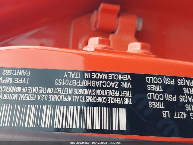 Jeep Renegade Latitude 2015 ZACCJABH0FPB70153 Image 9